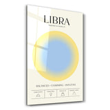 Libra Aura Collection | Zodiac Glass Wall Art
