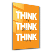 Think Big | Motivational Glass Wall Art - Artdesigna