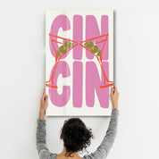 CIN CIN! Cheers! | Glass Wall Art - Artdesigna