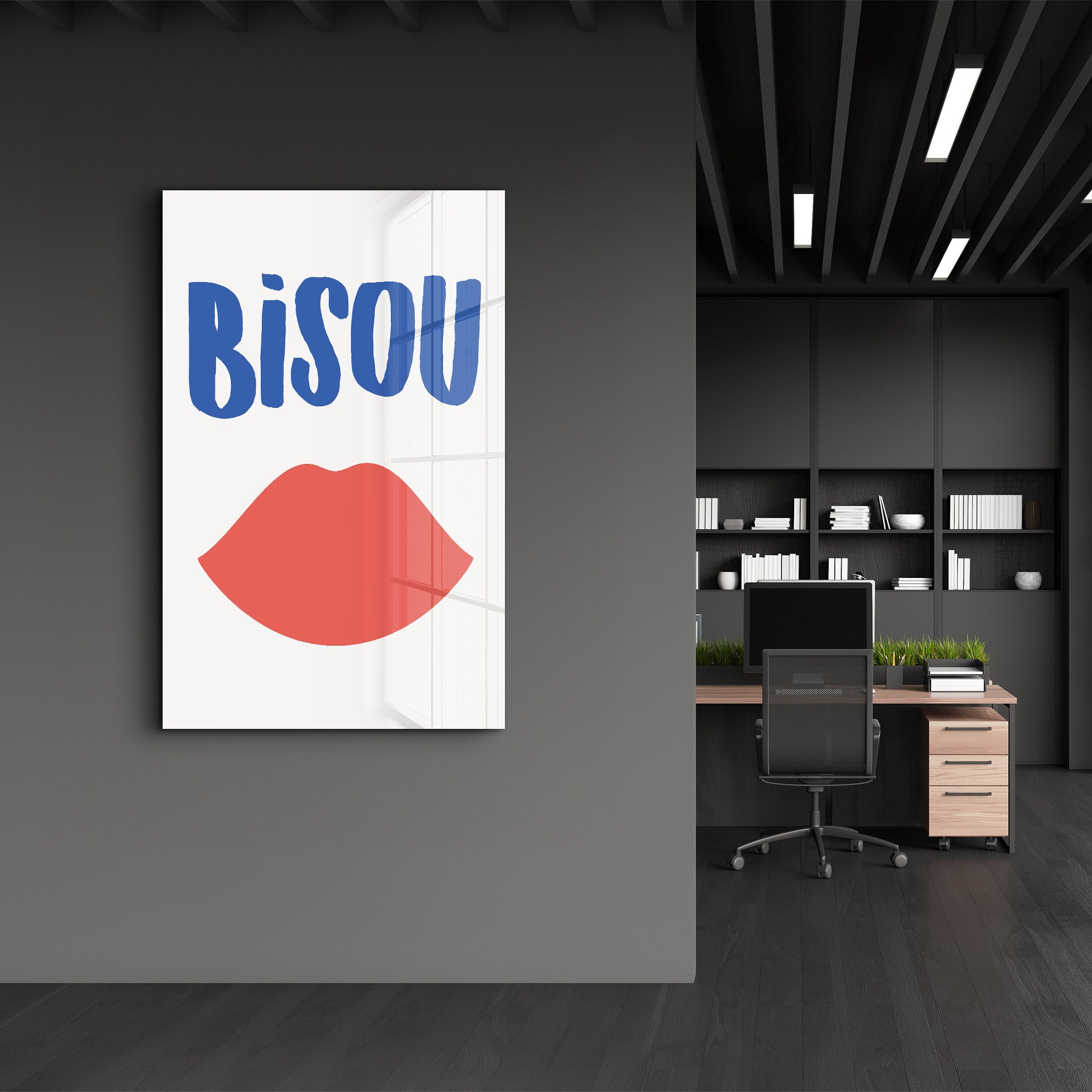 BISOU | Glass Wall Art - Artdesigna