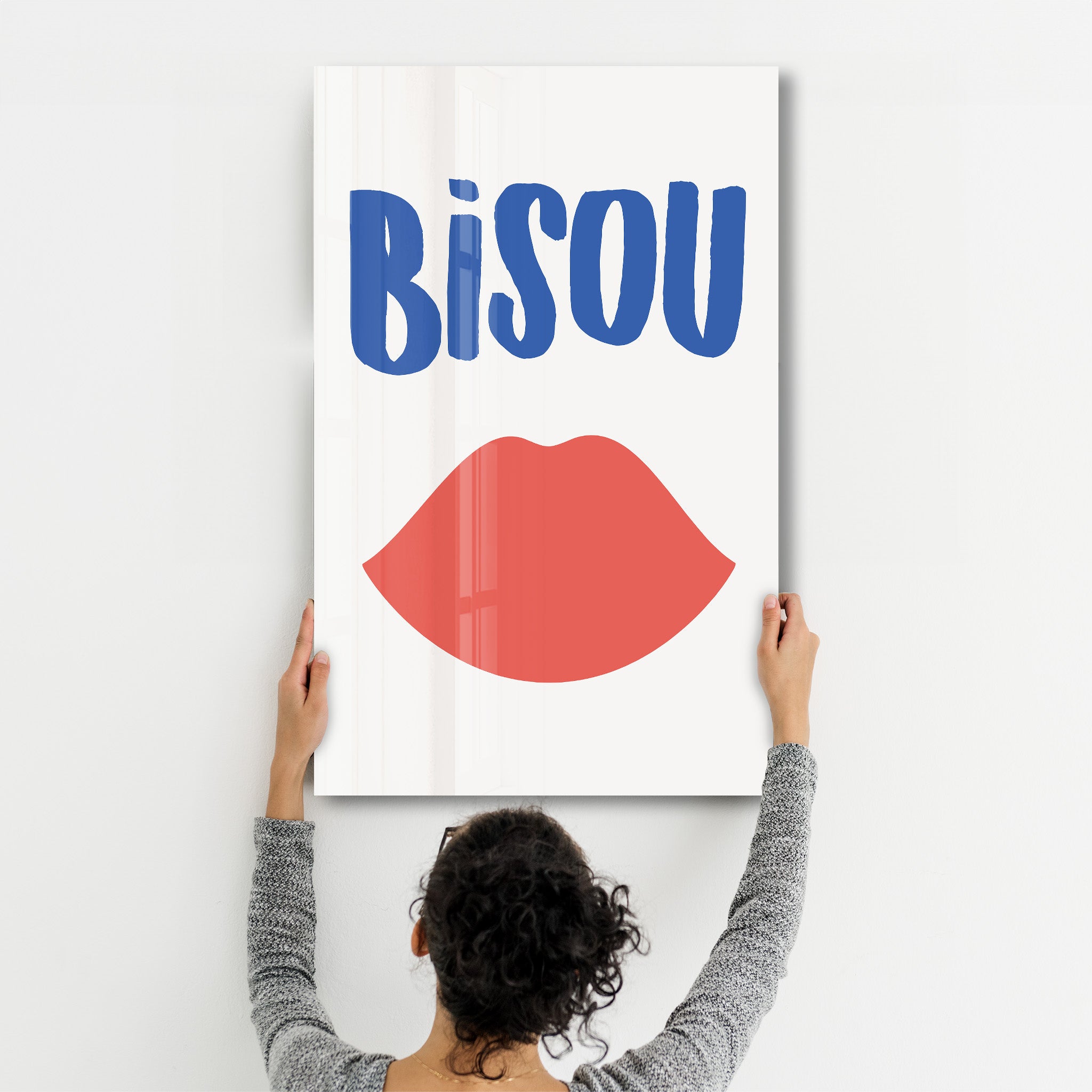 BISOU | Glass Wall Art - Artdesigna