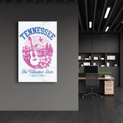 Tennessee - The Volunteer State | Glass Wall Art