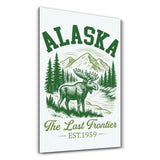 Alaska The Last Frontier | Glass Wall Art