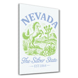 Nevada - The Silver State | Glass Wall Art