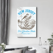 New Jersey - The Garden State | Glass Wall Art
