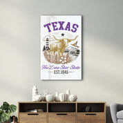 Texas - The Lone Star State | Glass Wall Art
