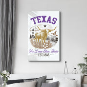 Texas - The Lone Star State | Glass Wall Art