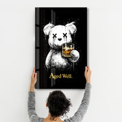 Aged Well x Sugar Teddy | Glass Wall Art