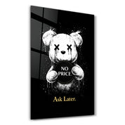 Ask Later x Sugar Teddy | Glass Wall Art