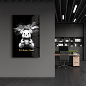 Life Looks Good x Sugar Teddy | Glass Wall Art
