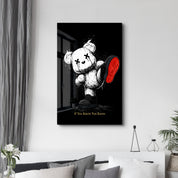 If You Know, You Know x Sugar Teddy | Glass Wall Art