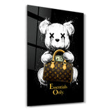Essentials Only x Sugar Teddy | Glass Wall Art
