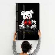 Private Matter x Sugar Teddy | Glass Wall Art