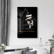 Someone has to live this lifestyle x Sugar Teddy | Glass Wall Art