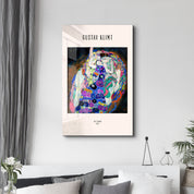 The Virgin 1913 - Gustav Klimt | Glass Wall Art