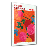 Yayoi Kusama Scarlet Bloom Garden (1984) | Glass Wall Art