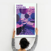 Yayoi Kusama – Violet Infinity Path (1984) | Glass Wall Art