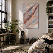Ember Veins | Glass Wall Art
