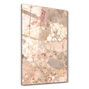 Blush Mosaic Marble | Glass Wall Art