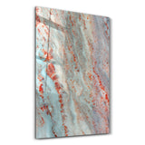 Coral Patina | Glass Wall Art