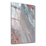 Silver Ember | Glass Wall Art