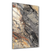 Charcoal Canyon | Glass Wall Art