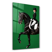 The Equestrian | Glass Wall Art
