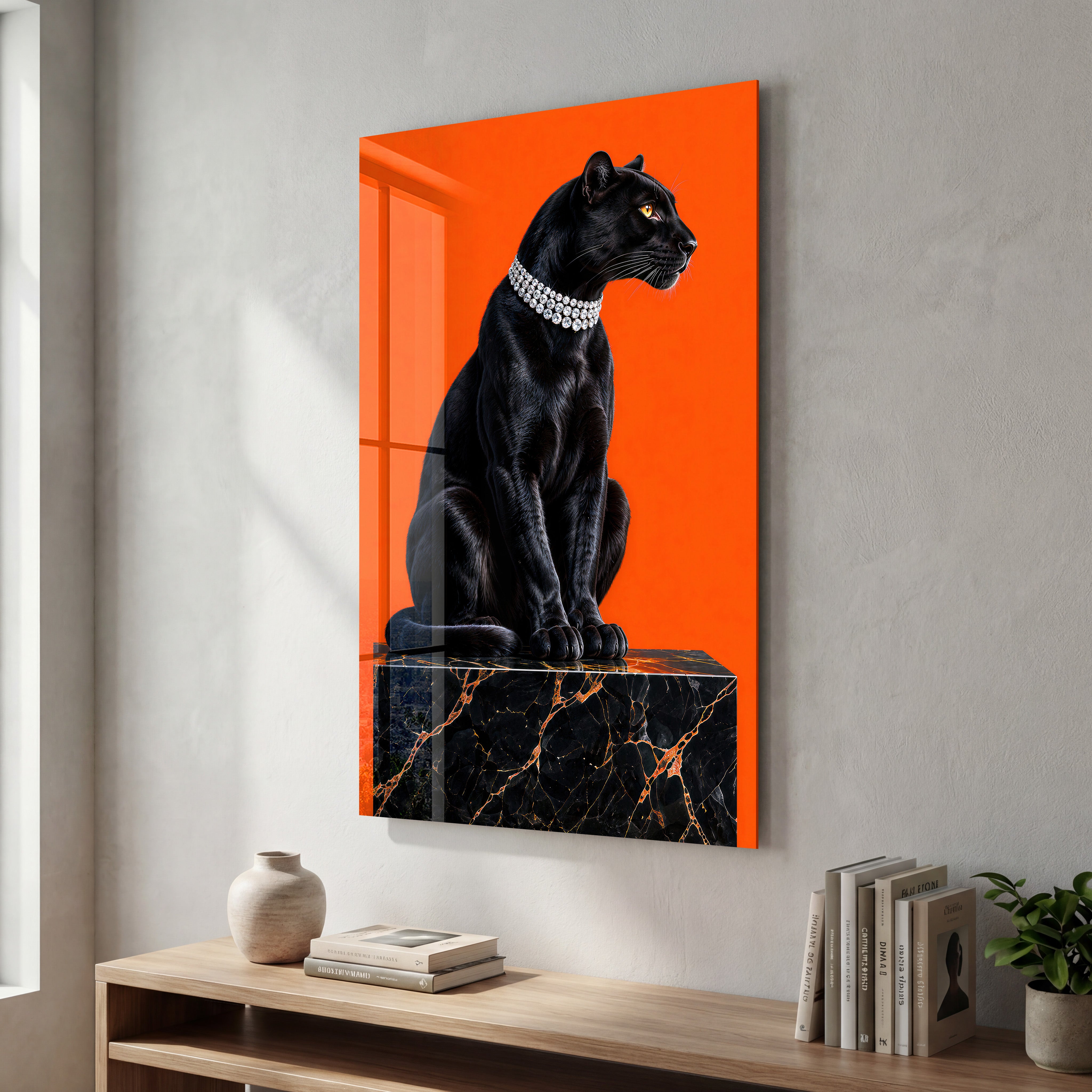 Wild Elegance 2 | Glass Wall Art