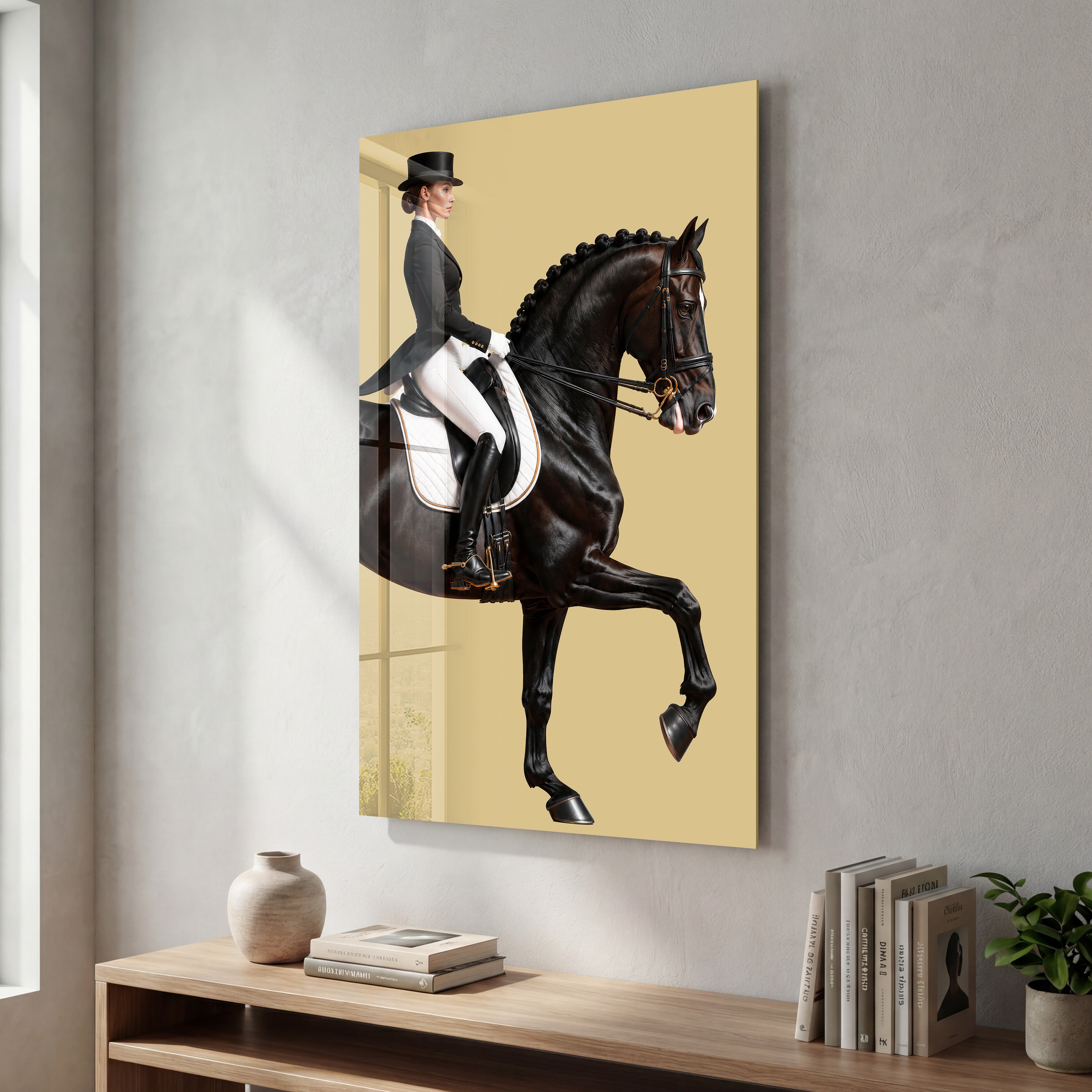The Equestrian 2 | Glass Wall Art