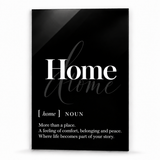 Home Definition | Glass Wall Art