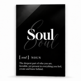 Soul Definition | Glass Wall Art
