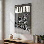 Wild at Heart Artdesigna glass wall art with a bold spring-inspired design in vibrant colors