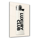 Luxury Club | Glass Wall Art