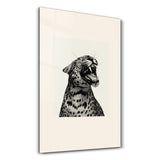 Leopard Roar | Glass Wall Art