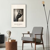 Rare by Design glass wall art by Artdesigna displayed as contemporary wall decor