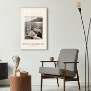 Beyond the Ordinary glass wall art by Artdesigna displayed as modern lifestyle decor