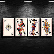 ."Spades - Poker Cards ". Designers Collection Glass Wall Art - ArtDesigna Glass Printing Wall Art