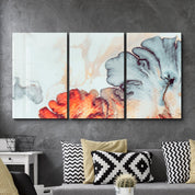 ・"Abstracta - Trio"・Glass Wall Art - ArtDesigna Glass Printing Wall Art