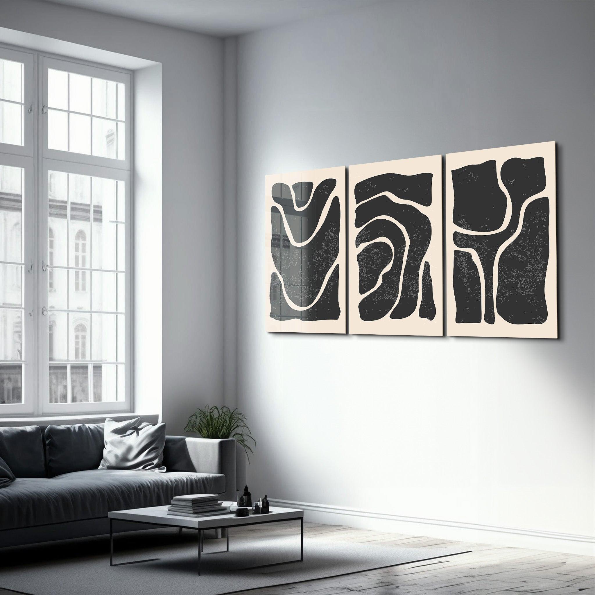 ・"From the Past - Trio"・Glass Wall Art - ArtDesigna Glass Printing Wall Art