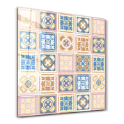 Powder-Pink Italian Ceramic Tiles Collection | Glass Wall Art - Artdesigna