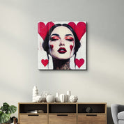 When the Hearts Rebel | Glass Wall Art