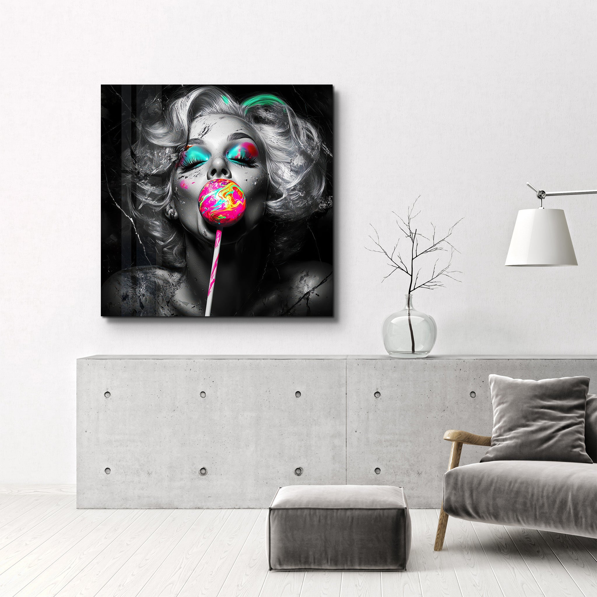 Lolly | Glass Wall Art