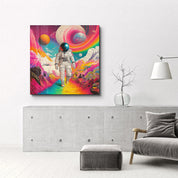 Floating in a Psychedelic Dreamscape 2 | Glass Wall Art