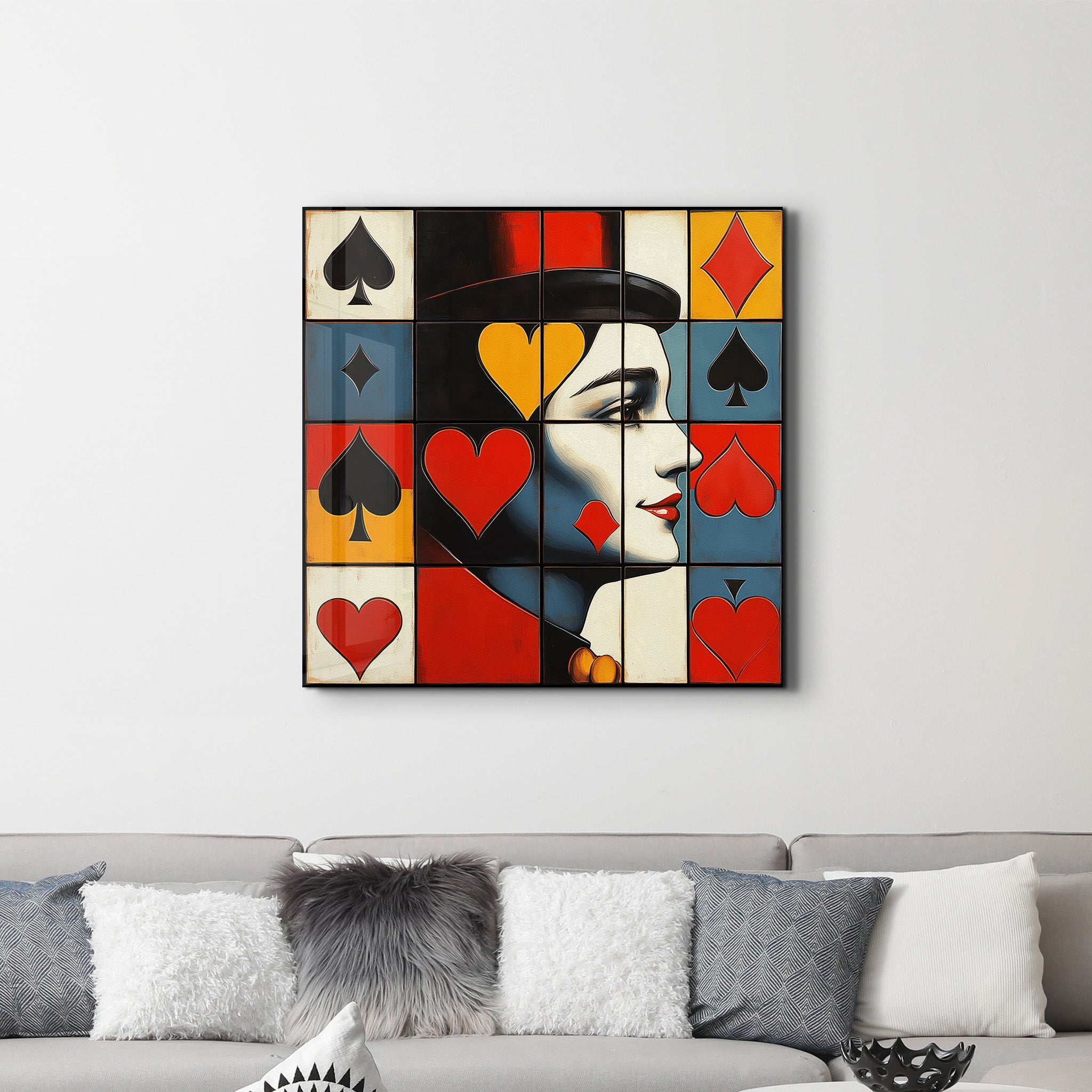 Let The Game Begin 3 | Glass Wall Art