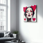 When the Hearts Rebel | Glass Wall Art