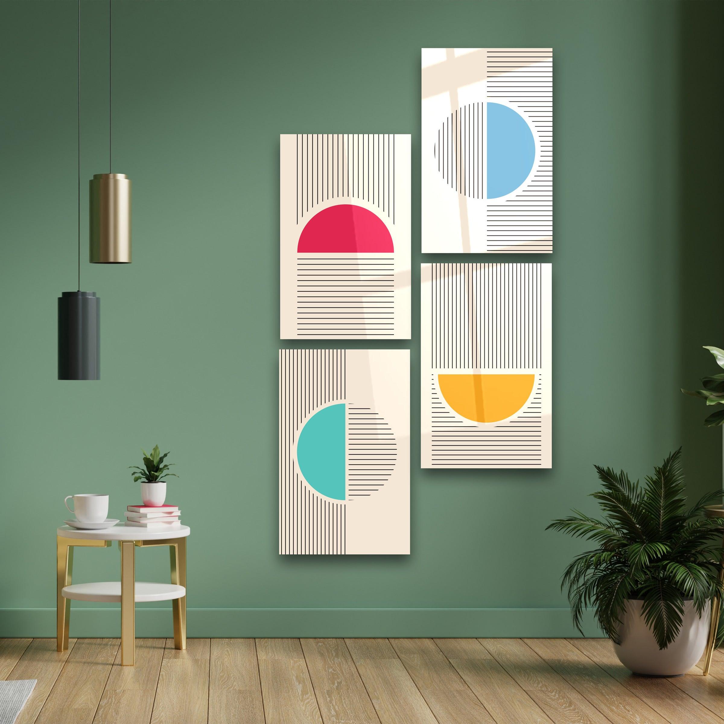 ."Minimalist Quadro". Contemporary Gallery Collection Glass Wall Art - ArtDesigna Glass Printing Wall Art