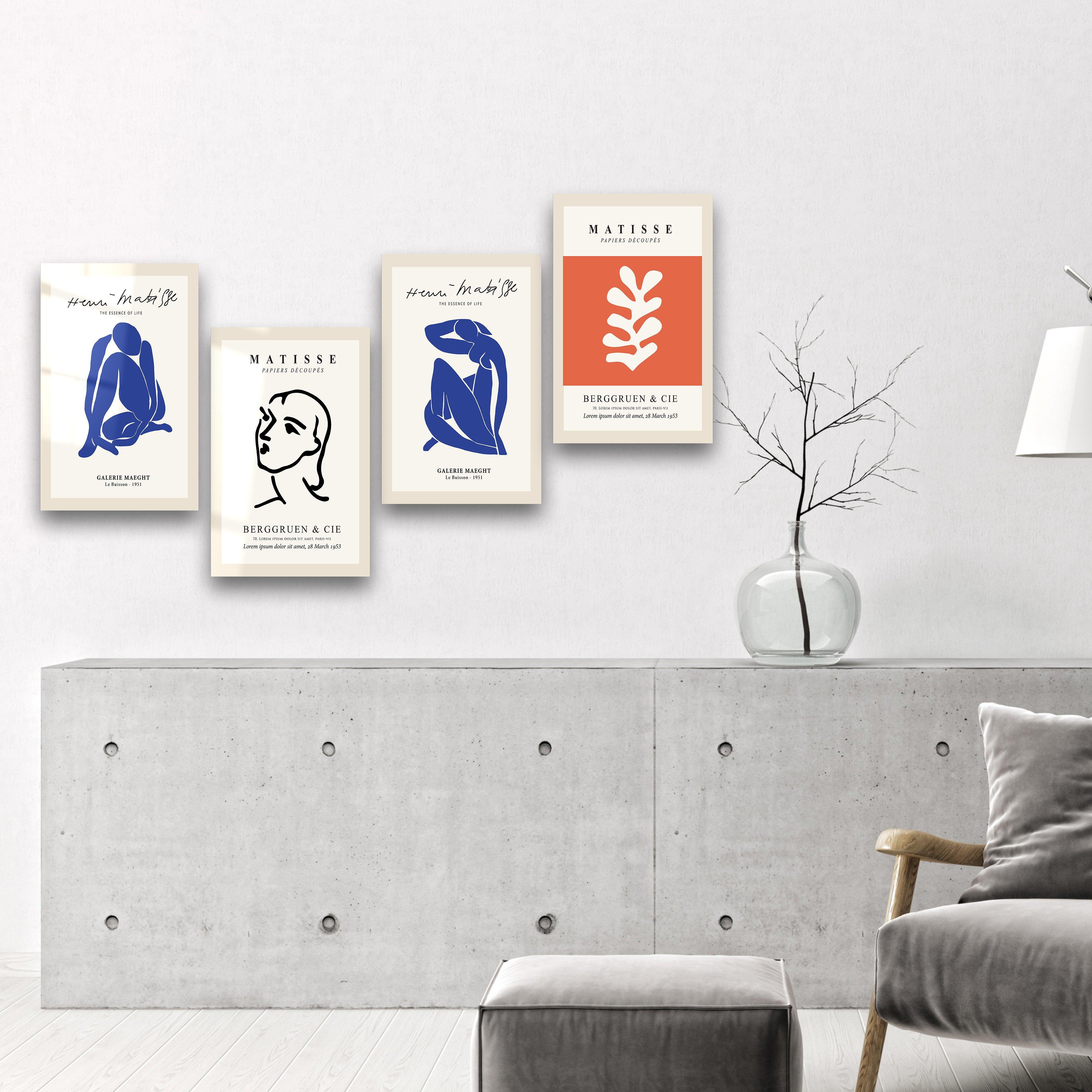 ."Matisse Quadro ". Contemporary Gallery Collection Glass Wall Art - ArtDesigna Glass Printing Wall Art