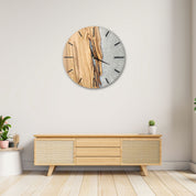 White Pearl Timekeeper | Premium Handmade Wall Clocks - Artdesigna