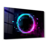 Circle In the Space | Glass Wall Art