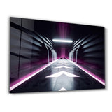 Mystic Purple Gate | Glass Wall Art